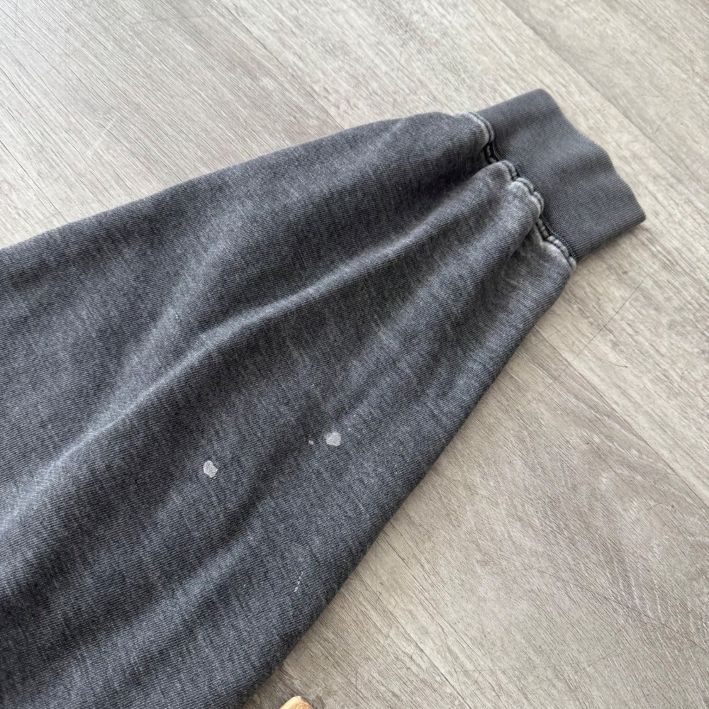 Alpinestars Vintage Hoodie XXL Gray Distressed Moto Gothic Logo Pullover - Picture 8 of 9